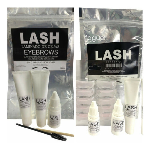 Kit X 2 Laminado De Cejas Y Lifting Para  Pestañas Lash 0