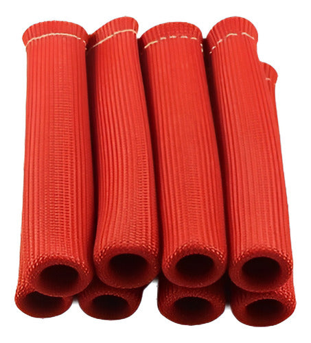 1200° Rojo 8 Enchufe De Chispa Alambres Botas Calor Escudo P 0