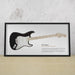 Postercity Cuadro Guitarra Kurt Cobain Fender Jag Stang 30 X 60 Cm 3