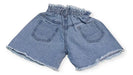 Modern and Stylish Girls' Jeans Shorts with Shiny Fringes - Trendy and Cool Design 1
