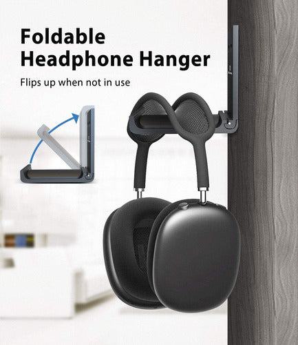 APPHOME Headphone Stand | Wall Mount | Black 2