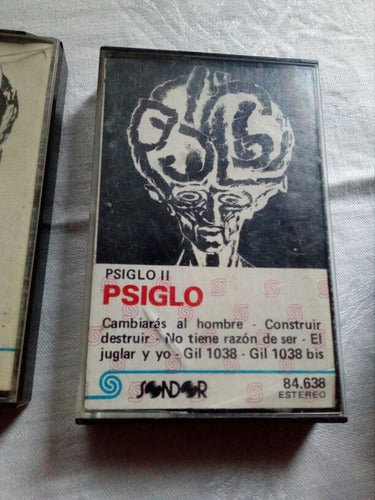 Antiguo Cassette Psiglo 1 Y 2 Original Sondor De Coleccion 1