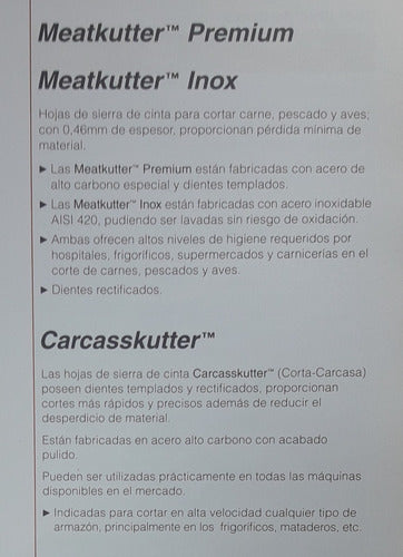 Banda Sin Fin Corta Carne 19mmx0,55 Z4 L 3500mm Sin Par 1