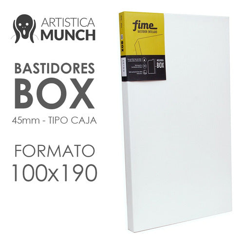 Premium Stretched Canvas Frame Box45mm Fime 100x190 1