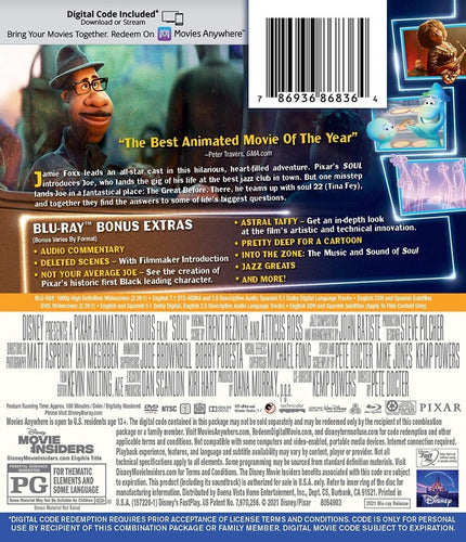 Disney Pixar Soul - Blu-ray + DVD 1