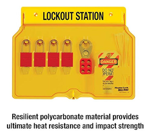 Master Lock Lockout Tagout Station Covered Group Lockout Sta 1