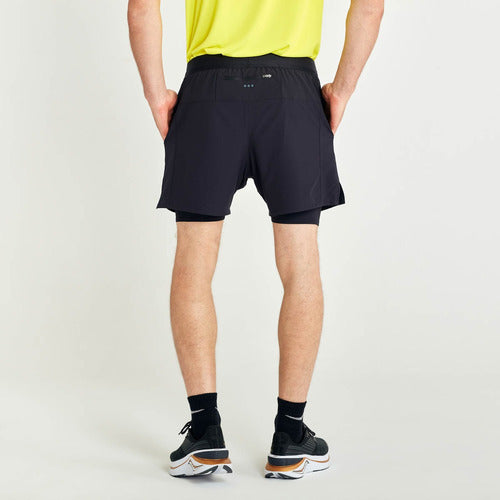 Saucony Short Hombre Outpace 2-in-1 Black 2