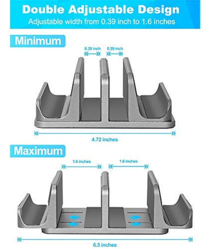 Jarlink Adjustable Vertical Laptop Stand 2