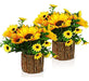 Lilithye Artificial Flowers Silk Sunflower 0