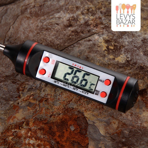 Levys Bazar Digital Cooking Thermometer Cº Fº for Meats and Chocolate 6