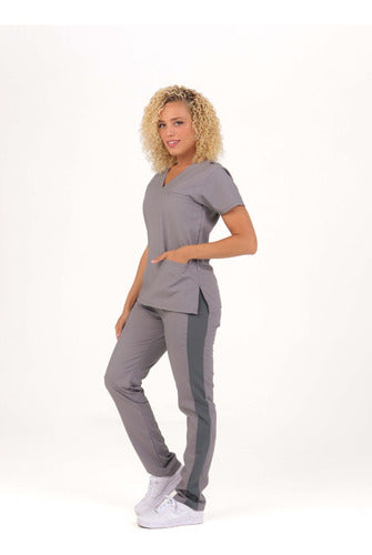 Medical Pants Terzo* Unisex Shapy Medium Grey Arciel+Jersey 6