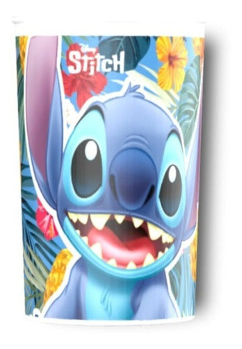 Disney Vaso Stitch Plastico Licencia Oficial 240cc 0