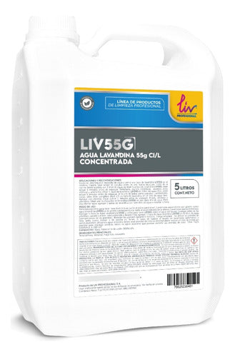 Liv Bleach Concreda 5 Liters Bidon 55g Disinfectant Liv 0