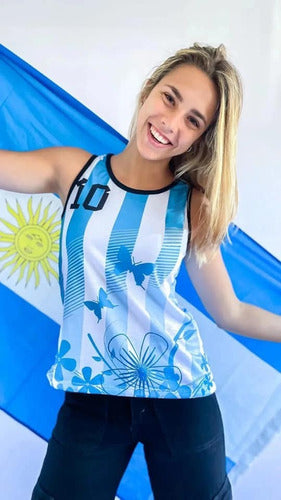 Argentina Women's World Cup Tank Top by Bianca Sheli 2098 17