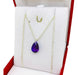 925 Sterling Silver Necklace with Drop Pendant 45cm - Model CD 133 0