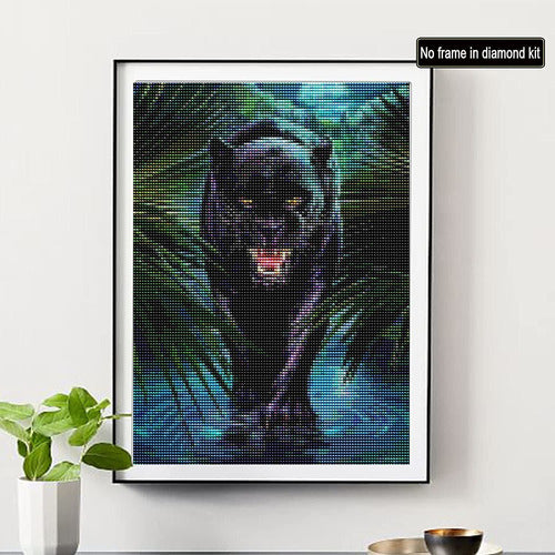 SKRYUIE 5D DIY Diamond Painting Kit Black Panther 30x40cm 1