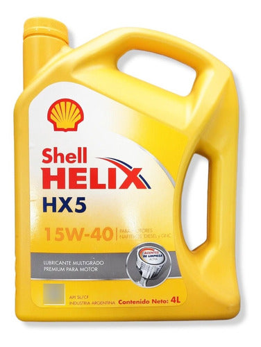 ACDelco Oil & Filter Kit Shell Helix 15W40 for Agile, Celta, Onix, Prisma 2