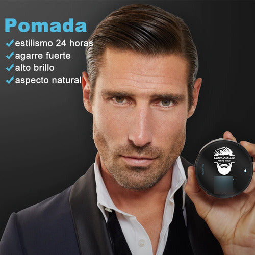 Dnovo Pomade Fijacion Fuerte 113 Gramos Peinado Gel Suavecit 1