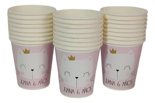 Personalized Polypaper Cups x 28 All Themes 3