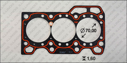 Illinois Cylinder Head Gasket for Daewoo Dama Tico Matiz 0.8 2