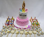 SS GOURMET Unicorn Themed Sweet Table for 40 People with Cake, Cupcakes, and Cake Pops 0