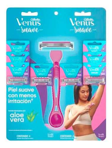 Gillette Venus Suave Aloe Máquinas Afeitar Descartables X8 0