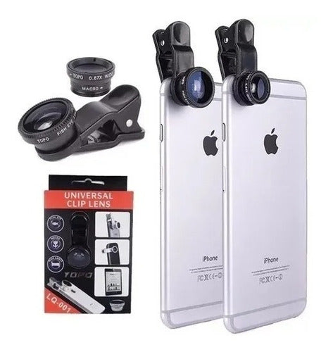 Dala Games Wide Angle Macro Fisheye Selfie Lens for iPhone Sony Moto 1