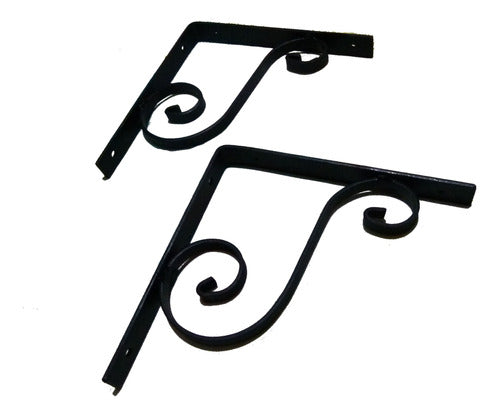 Moon.metal.artesanal Iron Brackets - Set of Handmade Supports - Shelves 0