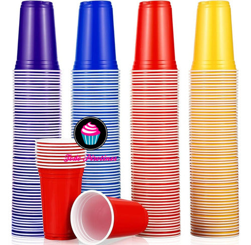 45 Red American Plastic Party Cups Yankees 400 mL 0