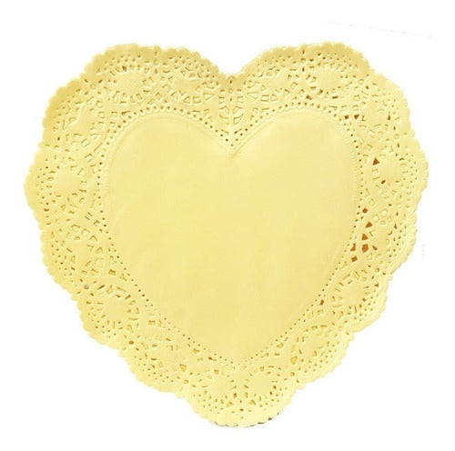 Blondas Corazón Grande 15cm X500 Unidades 2