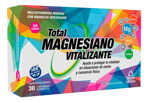 Total Magnesiano Vitalizante Offer X240 Comprim Farmaservis 0