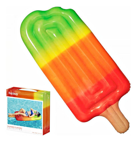 Inflatable Ice Cream Popsicle Pool Float Mattress for Summer by Bestway 1