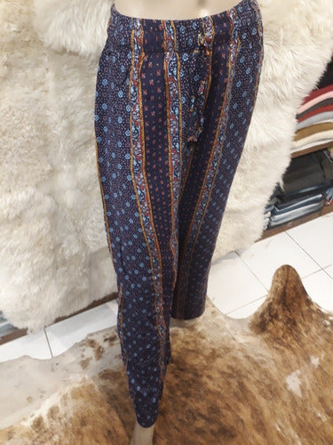 Gusman Palazzo Trousers in Fibrana with Pockets 3