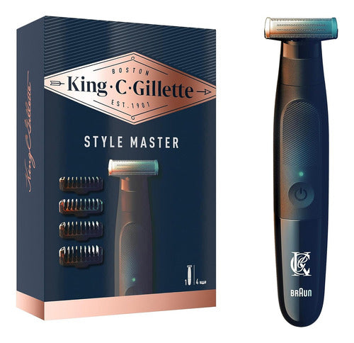 Aparador De Barba Masculino King C. Gillette Style Master 0