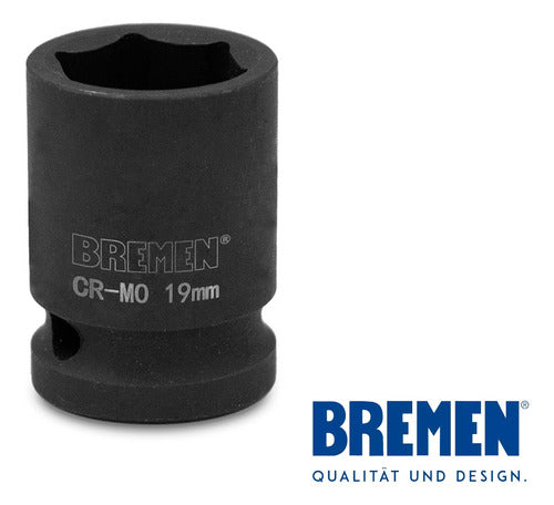 Bremen Hexagonal Impact Socket Tube 19mm (1/2" Drive) 1