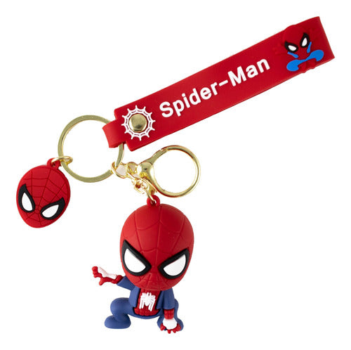 Geek Rubber Keychain - Anime, Comics, and Drawings Characters 3