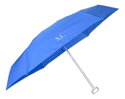 XL Extra Large TULUM Blue Umbrella with Case 1