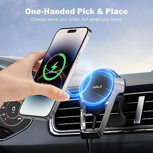 iWALK Magnetic Phone Mount for Car 5