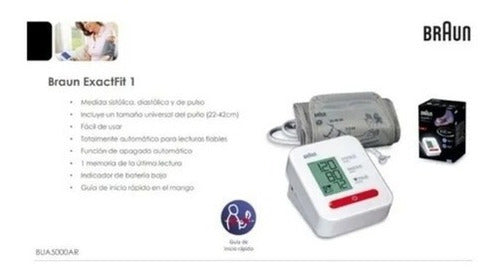 Braun BUA5000AR Automatic Digital Arm Blood Pressure Monitor 3
