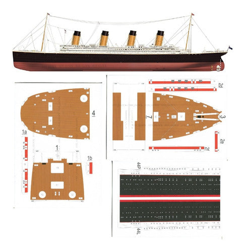 Paper Craft Titanic Escala 1.200 Papercraft 0