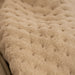 King Size Embossed Bedspread with Sherpa 1