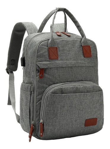 Mochila Maternal Carestino Boston Gris 0