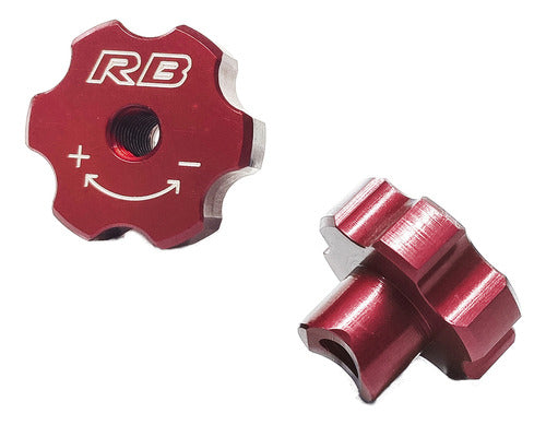 Tuerca Regula Freno Universal 6mm Roja Rb 0