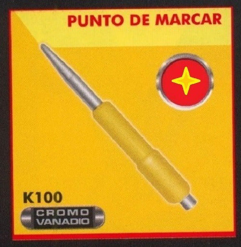 Black Jack Punzon Punta De Marcar Por Golpe Profesional K100 1