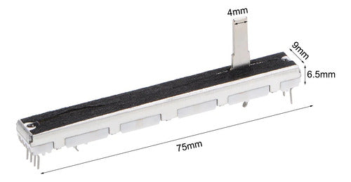 X10 Sliding Linear Potentiometer B103 10k 75mm Fader 3