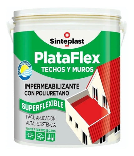 Plataflex Membrana Líquida Con Poliuretano Sinteplast 20 Kg 0