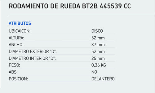 SKF Rear Wheel Bearing for Renault Scenic 2.0 from 1999 to 2003 2