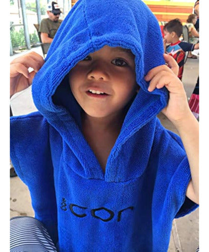 COR Surf Hooded Towel Poncho for Kids 1