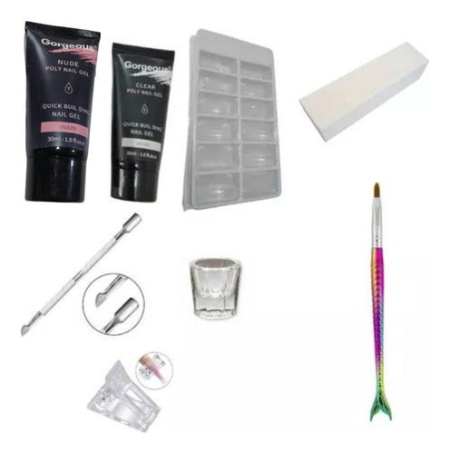 Kit Uñas Polygel 2 Colores Mym Ventas 0