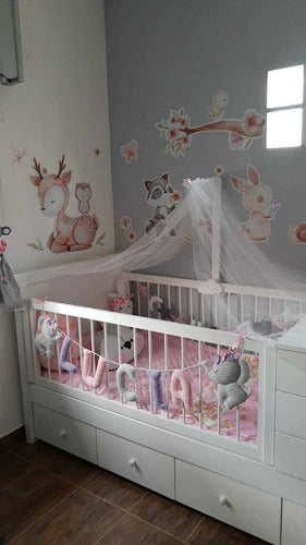 Valto Kids Crib Support for Baby Mobile and Tulle 1